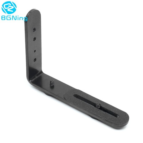 BGNING Single L 1/4  Screw Shaped Photo Studio Light Bracket Tripod Camera LED Flash Holder for Canon Nikon SLR Camera LED