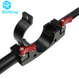 BGNing SLR Camera Holder Dual Handheld Grip Stabilizer Extended DSLR Mount Bracket 3D Printed for DJI/zhi yun/Feiyu Gimbals 40mm Handle