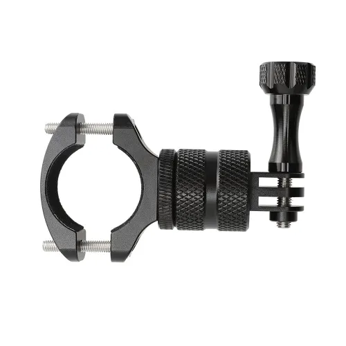 BGNing Aluminum Bicycle Handlebar Bar Clamp Mount Clip for Gopro Hero 7 6 5 4 3 yi SJCAM Action Camera Accessory 360 degree Rotation