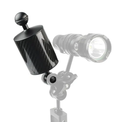 BGNing Carbon Fiber Float Buoyancy Aquatic Arm Dual Ball Floating Arm Diving Camera Tray for Gopro /xiaoyi /EKEN for DJI OSMO Action