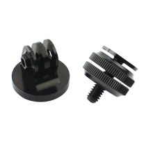 BGNing 1/4 Inch Tripod Mount Screw to Flash Hot Shoe Adapter With Aluminium Tripod Mount for Action Sports Video Camera Photo Accessory