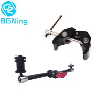 BGNing Adjustable 11inch Magic Arm with Clamp Clip Adapter Mount Holder for DSLR Monitor LED Light Camera Phone Photography Accessories