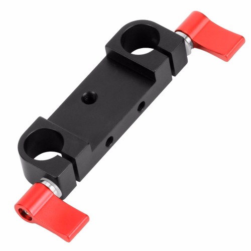 BGNing DSLR Rig Rod Clamp Rail Block For 15mm Rod Baseplate Mount Support 5D2 5D3 7D Camera Photography Accessory Kit