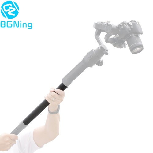 BGNing Portable Camera Stabilizer Carbon Fiber Pole Extension Rod Selfie Stick Tripod Mount Adapter Tube for DJI/Zhiyun/Feiyu Gimbal