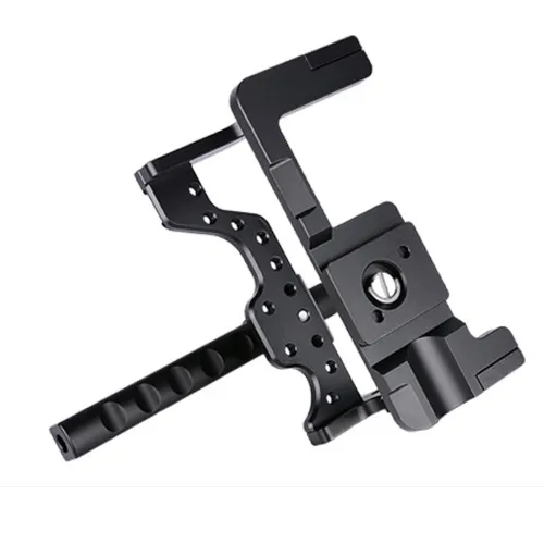 BGNing For Panasonic Lumix GH5 GH4 DSLR Stabilizer Top Handle Grip Video SLR Camera Rabbit Cage Fuselage Protective Cover + Rail Rod