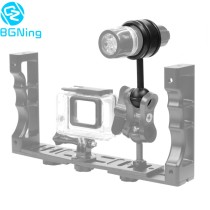 BGNing Camera Diving Handheld Light Arm Spare Parts Ball Head Flashlight Clip DSLR Sports Cameras Underwater Photography Accessories
