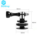 BGNing Aluminum Alloy Diving Tripod Monopod Mount Adapter Screw with 1/4'' Hot Shoe Connector for Gopro Hero 7 OSMO Action EKEN Camera