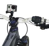 Bike Motorcycle Handlebar Seatpost Pole Mount & 3 Way Adjustable Pivot Arm for Gopro Hero7 6 5 4 /Sony X3000 X1000 AS300 AZ1 Cam