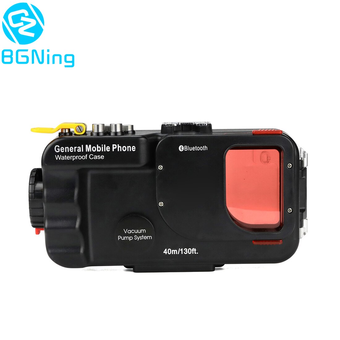 BGNing Universal Diving Phone Case For iPhone For Huawei Protective Cover Waterproof 40M 60M Underwater Housing with Bluetooth Control