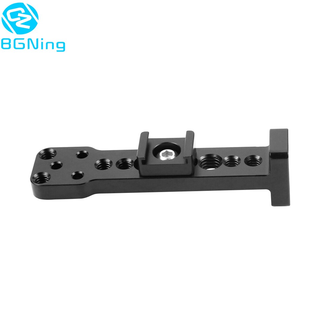 BGNing Aluminium External Extension Mounting Plate Bracket Quick Release for Mic Monitor Arm Adapter for DJI Ronin S Handheld Gimbal