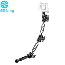 BGNing Diving Light Arm Ball Head Butterfly Clip Extention Mount Adapter Kit for GoPro Hero 7 6 5 for OSMO Action yi EKEN Sports Camera