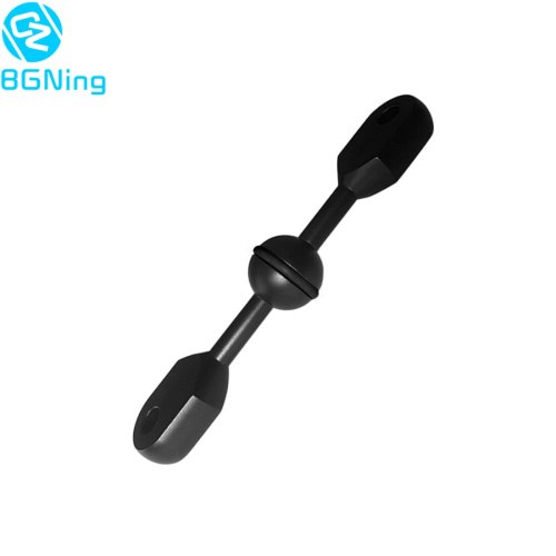BGNing Dual Flat End Ball Light Arm Connect Bracket Extension Tripod Rod Mount Adapter for Sports Action Camera Underwater Photography