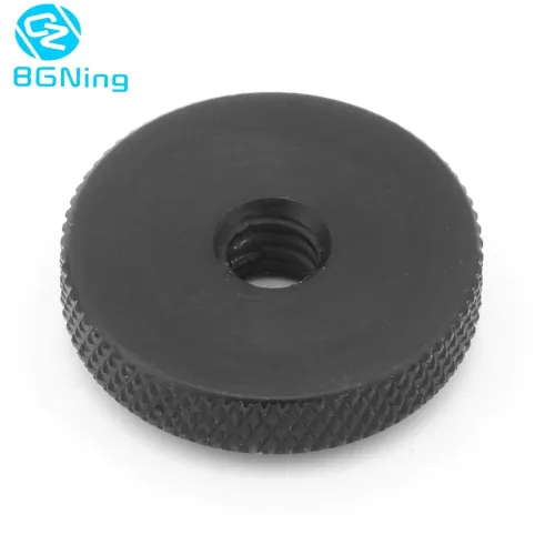BGNING 1x Hot Shoe Mount Accessory Metal Nut Flash Speedlite Mount Adapter for 1/4  Thread Screw Tripod Camera Tool