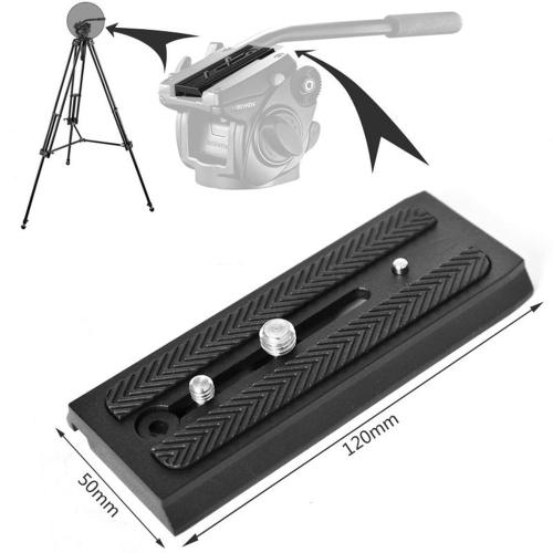 BGNing Quick Release Plate 501PL Rapid Connect Base Extension Board for Manfrotto 501 503 701HDV MH055M0-Q5 Camera Gimbal Accessory