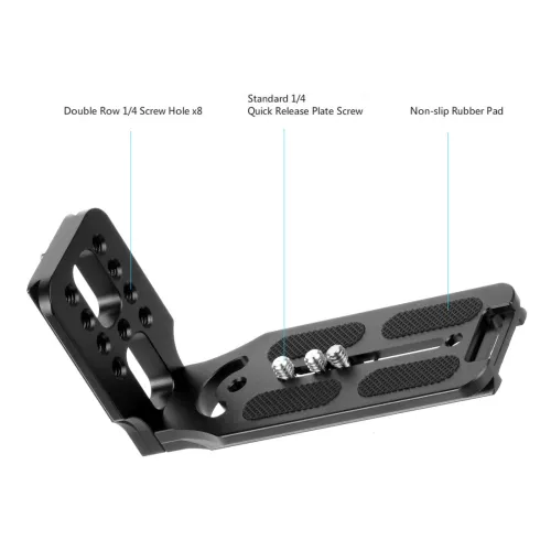 BGNing Profession Quick Release L Plate Bracket Vertical Shooting for Manfrotto for Zhiyun Gimbal for Canon /Nikon /Sony Video Cameras