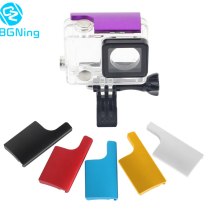 BGNing Aluminum Alloy Waterproof Case Lock for GOPRO Hero 3+ / 4 Action Camera Colorful Accessories Housing Lock Snap Latch with Ring