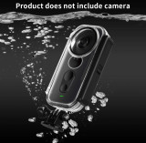 BGNing digital camera diving swimming protection Waterproof case for Insta360 ONE X panoramic camera