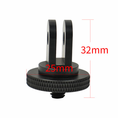 BGNing Aluminum Mini Tripod Adapter with 1/4 Screw Head Mount for GOPRO Hero13 / SJCAM / yi Action Video Sports Camera Photography Parts
