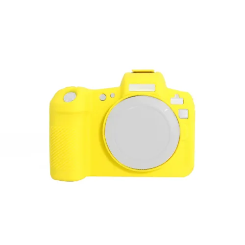 BGNING Camera Case Silicone Case Black / Yellow ​for Canon EOS-R