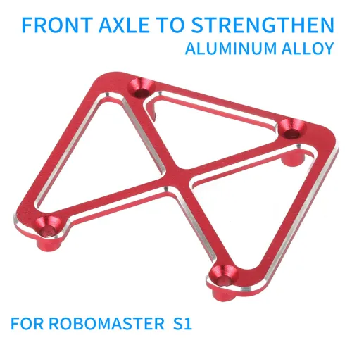 BGNing Aluminium Front Axle Upper Cover Holder / X Arm Strength Torsion / Protective Wheel Anti-Collision for DJI RoboMaster S1 Robot