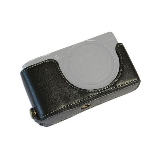BGNing Leather Case for Ricoh GRIII GR3 GR III Camera Bag Portable Half Bottom Support With Battery Opening Base Mount Cover