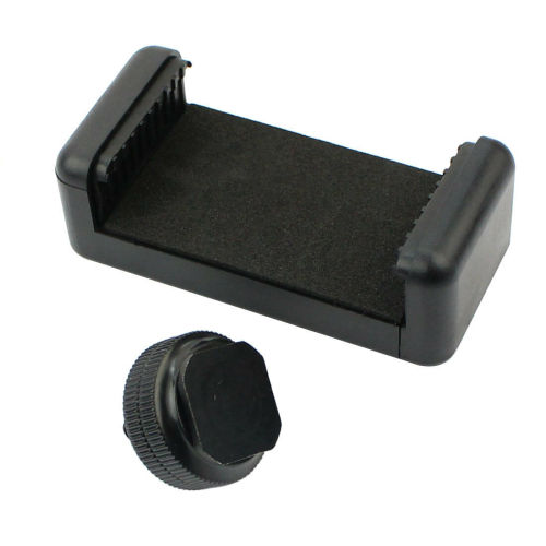 BGNING 1/4  Phone Clip Holder Flash Cold Shoe Screw Adapter Tripod Mount for DSLR Camera