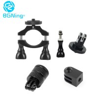 BGNing 360 Rotatable Bicycle Motorcycle Handlebar Mount Clip Tripod Clamp Holder kit for GOPRO for Xiaomi yi EKEN Action Camera