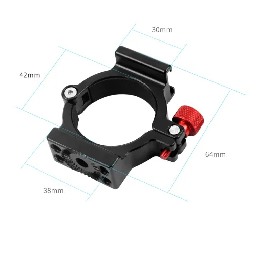BGNing 4-Ring Hot Shoe Adapter Ring Microphone Mount with Magic Arm Adapter for Zhiyun Smooth 4 Handheld Gimbal DSLR Camera Accessories