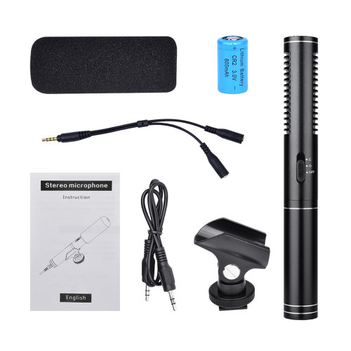 BGNING Professional High Sensitivity Vioce Recording Broadcast Stereo Condenser Interview Uni-Ultra-Directional Microphone