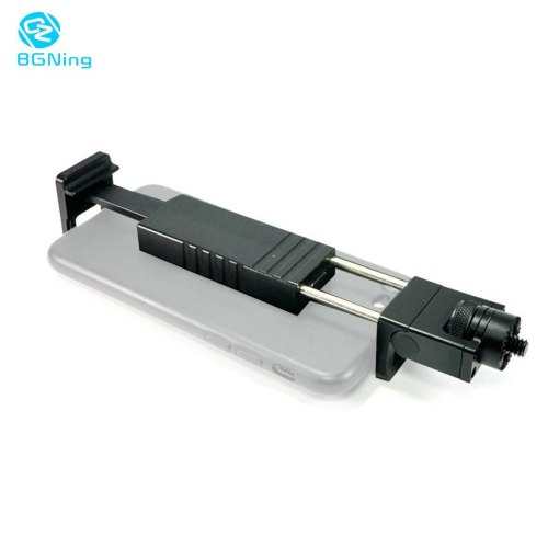 BGNing Aluminum alloy Phone Holder Mount Adapter 360 Degree Rotatable Phone Clip Foldable Clamp for Weebill Lab /Crane 3 Gimbal