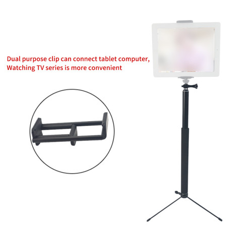 BGNing Long-Distance Selfie Stick, Mobile Phone Tablet Live Support, Ultra-long 3 Meters 6-section Telescopic Eccentric Rod Suitable for GOPRO Camera