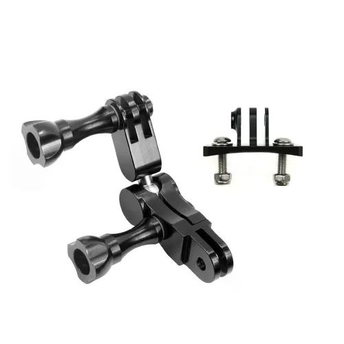 BGNing Sports camera Helmet Fixed Mounts + Universal Magic Hand 360 Degree Rotation Arm Mount Adapter for Gopro7/8/max GoPro