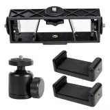 BGNing Multi Positions Phone Holder Clips Stick Phone Stand Stabilizer Clips For Live Broadcasting Smartphone Stand Bracket Kit