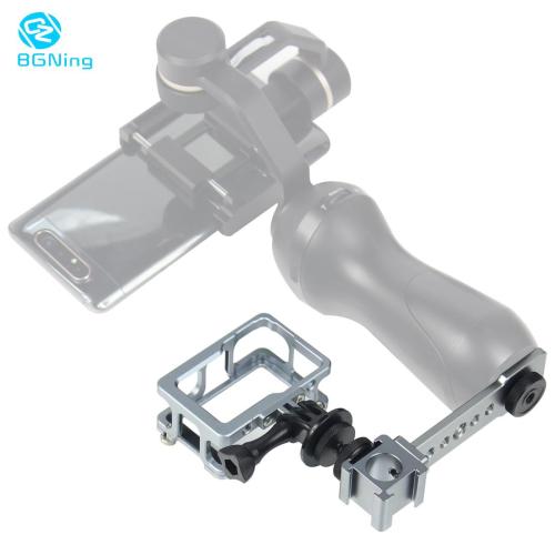 BGNing Triple Cold Shoe Mount Adapter Microphone Extension Bar for Moza Gimbal Phone Stabilizer for Monitor LED Video Light