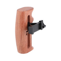 BGNing DSLR Wood Wooden Left Hand Handle Grip Camera Photography Accessories for SLR Camera Rabbit Cage