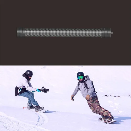 BGNing Carbon Fiber Handheld Gimbal Stabilizer Extension Rod for DJI OSMO Mobile 3 Ronin-S