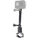 BGNing Aluminum Alloy Bicycle Clip 360° Rotating Clamp 108mm Extension Bracket for GoPro 7 / 8 / Max Action Camera​