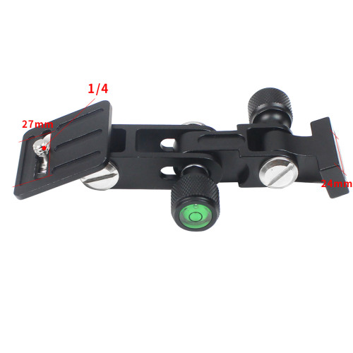 BGNING Aluminum Telephoto Zoom Lens Holder for Long Focus Camera Support Bracket Quick Release Plate for Bird Watching Tripod