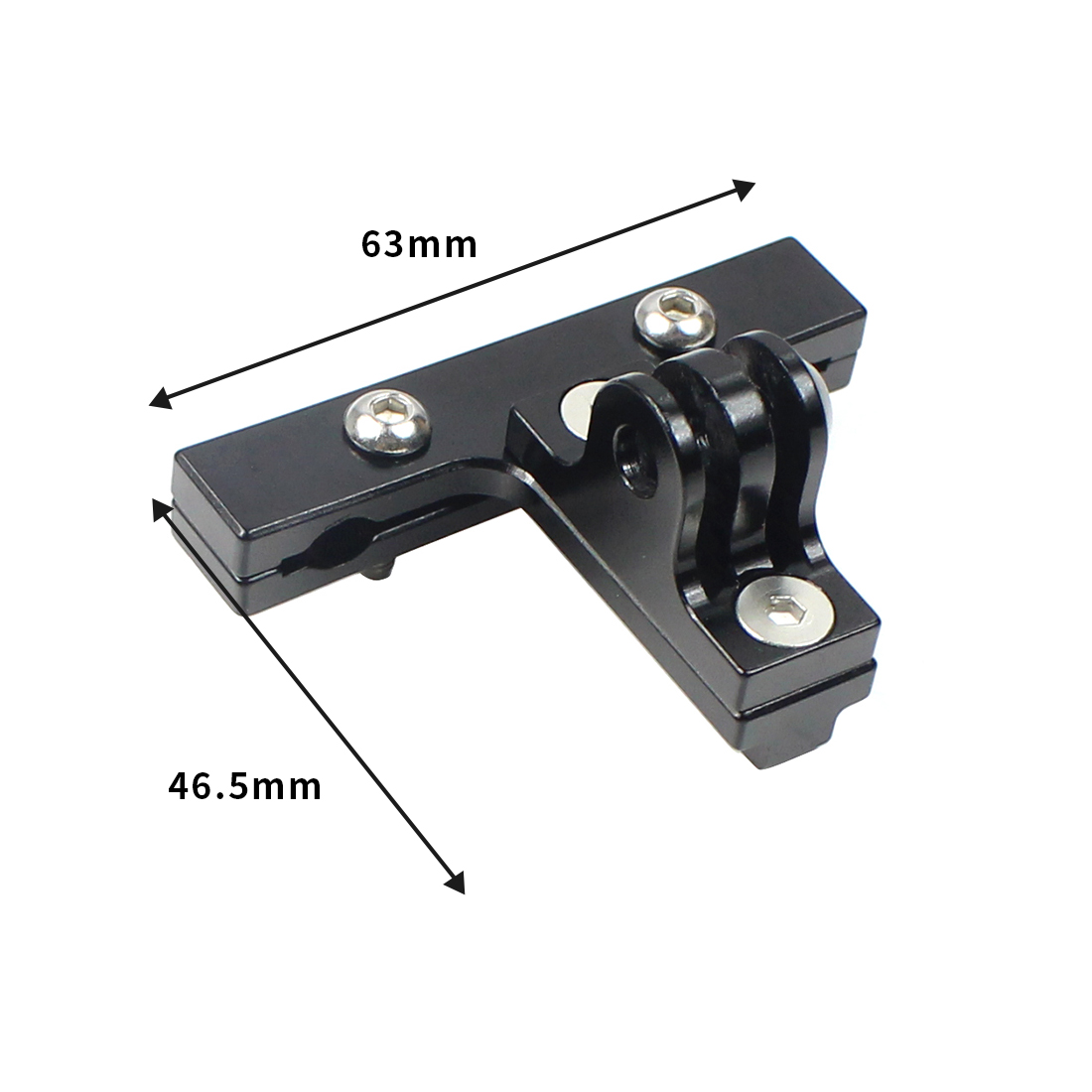 BGNing Bicycle Seat Base Camera Fixed Mount Connector Bracket Adapter with Thumb Knob Screw for GOPRO 3+ 4 5 /SJcam /Yi /GitUp Cameras