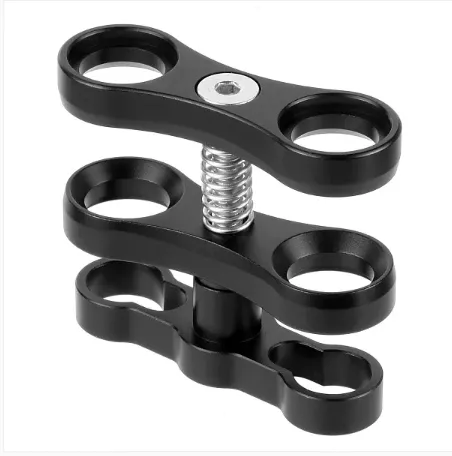 BGNing Carbon Fiber Float Lifebuoy Arm Aquatic Dual Floating Ball Arm Extend Bracket D80MM Underwater Camera Diving Tray for Gopro