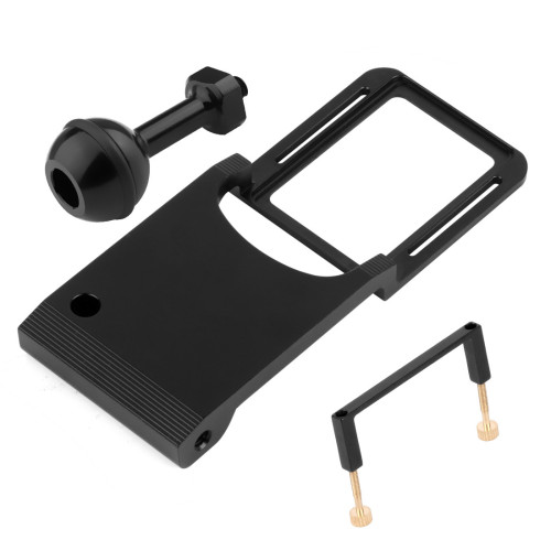 BGNING Camera Gimbal Mount Adapter Switch Plate with C-Shaped Fitting 1/4 Screw Ball Head for Gopro Hero 7 6/5/4/3+ for Gopro Session for DJI Osmo Mobile Zhiyun Feiyu Accessory