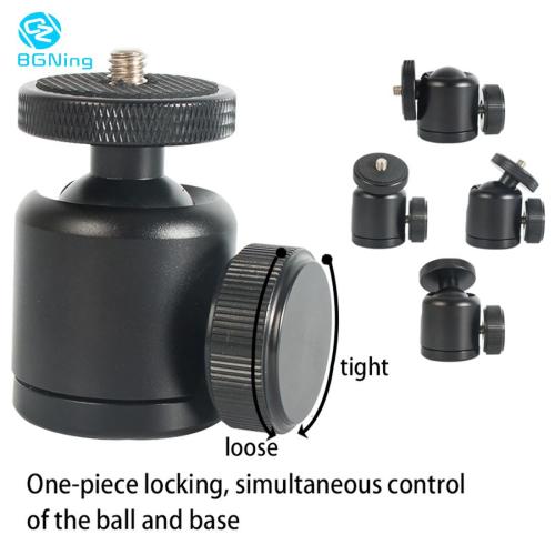 BGNing 25mm Mini Tripod Ball Head 360 Degree Swivel Ballheads Video Stand for DSLR SLR Panoramic Camera Accessories Support 3kg