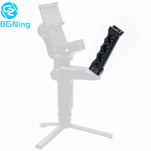 BGNing Aluminum Handle Grip Handbar Extended Handheld Support Monitor Mount for for Zhiyun Weebill Lab Gimbal Stand Accessories