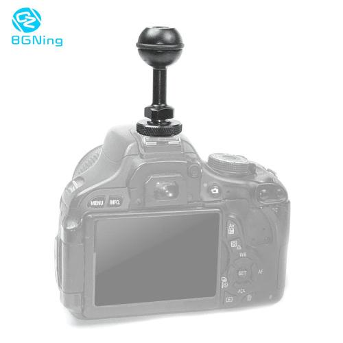 BGNing Aluminium 360 Rotation Bike Clamp SLR Cage Magic Arm Mount Bracket Rig Cold Shoe Adapter for DSLR for Gopro 9 Action Cameras