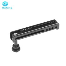 BGNing Top Handle Cheese Bracket for DSLR Camera Cage Hand Grip with Cold Shoe Mount Adapter 1/4  3/8  Hole for Action Cameras