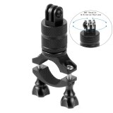 BGNing Bike Motorcycle Handlebar Clamp Bicycle Camera Mount Holder Support 1/4  Tripod Adapter for GoPro Hero 9 8 7 6 5 Insta360 ONE X