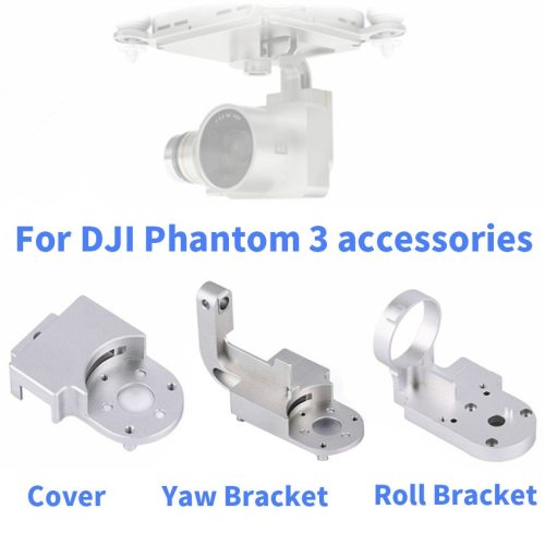 BGNing Gimbal Yaw Arm Replacement YAW Bracket ROLL Bracket Gimbal Repairing Parts for Phantom 3 Standard Drone Part Replacement