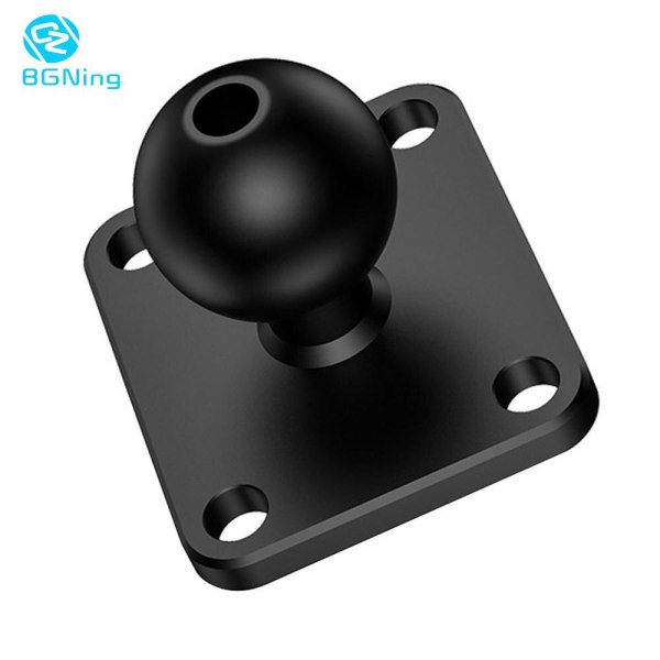 BGNing Aluminum Alloy Square Mounting Base with 1 Inch Ball Head Mount for Zumo 400/450/500/550/660 Rider GPS for Motorcycle Bicycle
