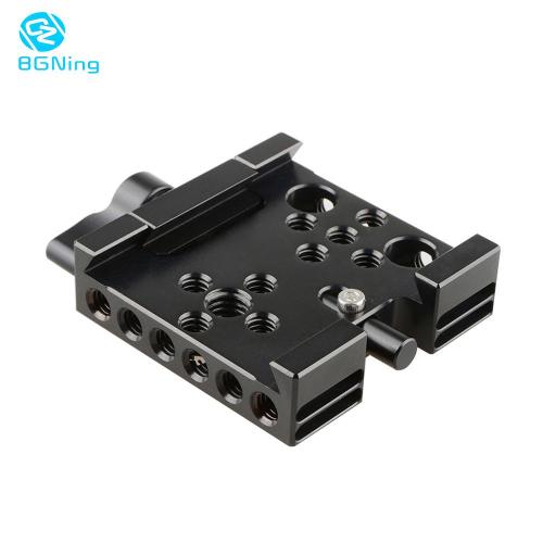BGNing Quick Release Plate for Manfrotto 577 501 Camera Tripod Baseplate 60mm 1/4  3/8  Screw Holes DSLR Cage Rig Rail Mount QR Board