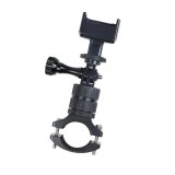 BGNing Bicycle 360degree Rotation Mount Clip Extension Arm Pole Case for Gopro /Mijia Mini Camera Frame Holder Bracket for OSMO Pocket